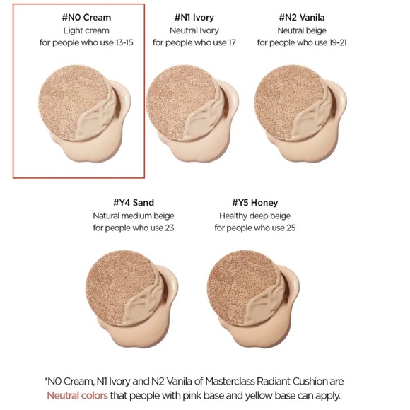 Korean Cushion refill - Masterclass Jung Saem Mool - Neutral Fair - Picture 3 of 3